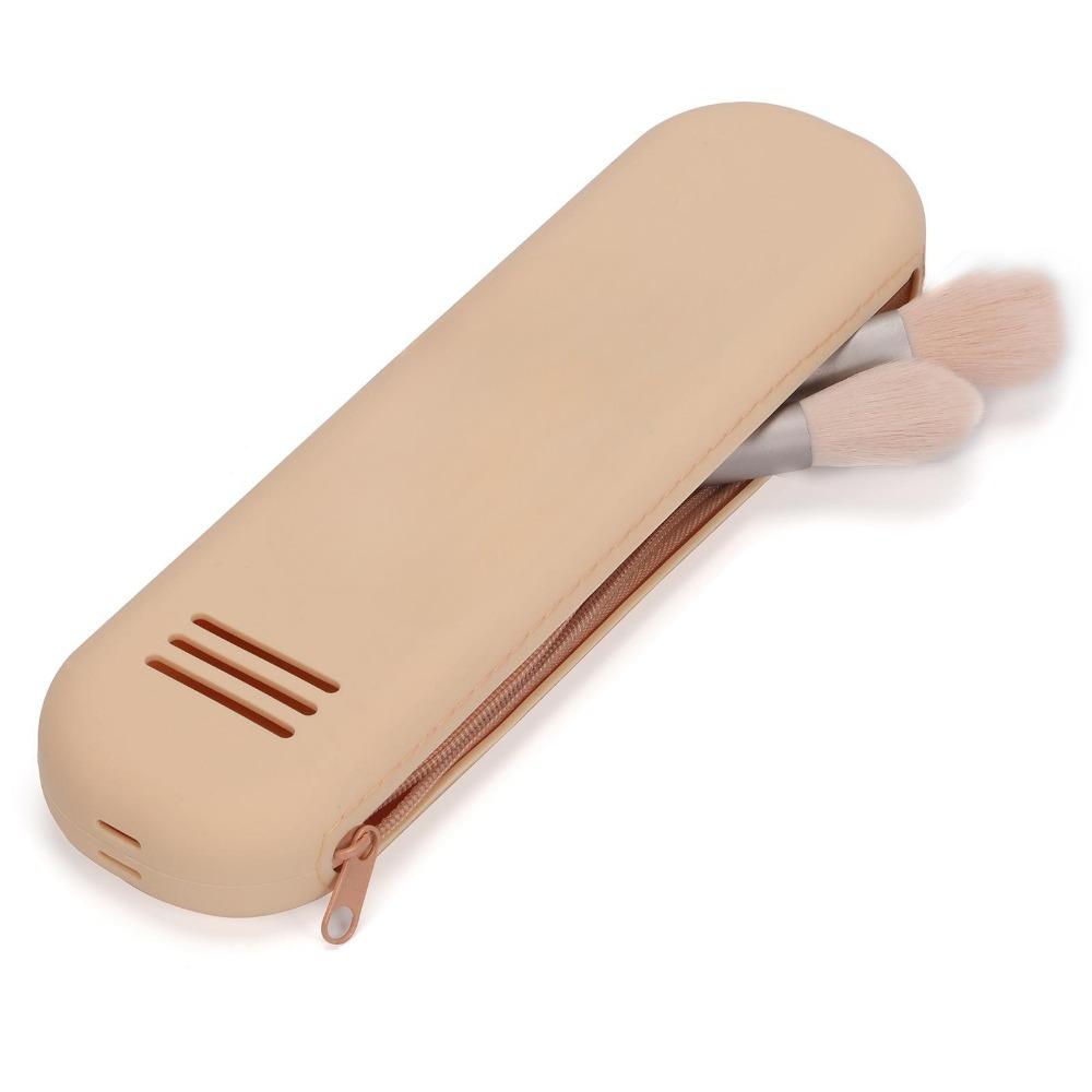 Водонепроницаемый органайзер для наборов для макияжа Пыленепроницаемый портативный органайзер для наборов для макияжа для путешествий абрикосовый